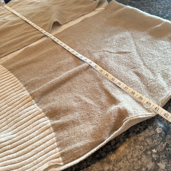 On 34th reversible tight knit wrap sweater cardigan NWT One Size - Picture 6 of 9